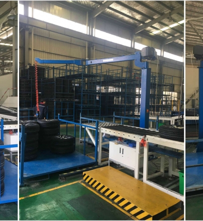 折臂式懸臂吊在汽車輪胎制造中的應用